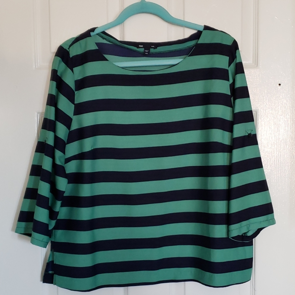 GAP striped blouse - XXL